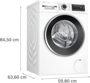 Bosch WGG244F1IT Serie 6 Lavatrice a carica frontale, bianca, con capacità di 9 kg e funzionalità avanzate