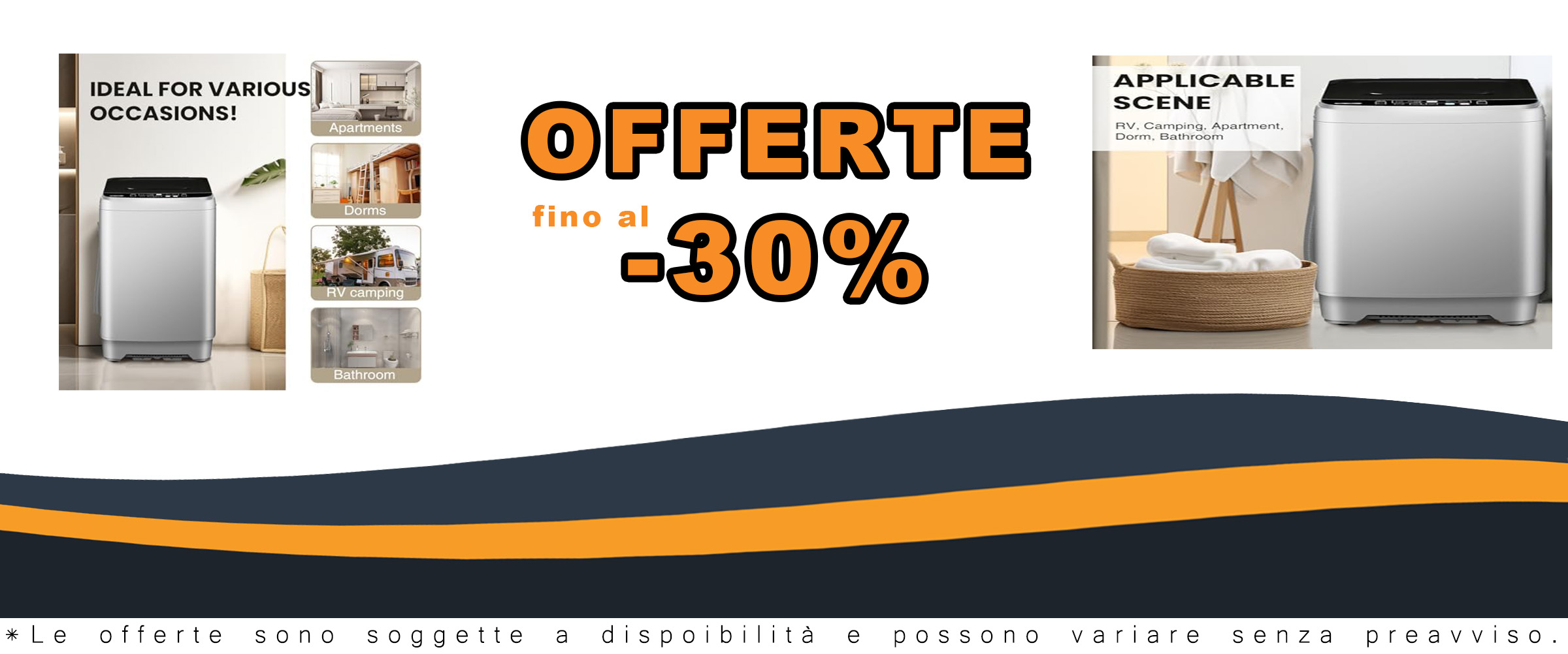 BINMIT Lavatrice Automatica 7,1 kg grigio scuro con display LED