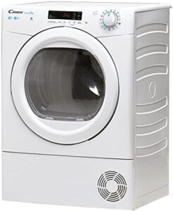 Lavatrice Candy Smart Inverter CS 1410TXME/1-S e Asciugatrice Candy Smart Pro CSOE C10DG-S con capacità di 10 kg, Wi-Fi e cicli rapidi.