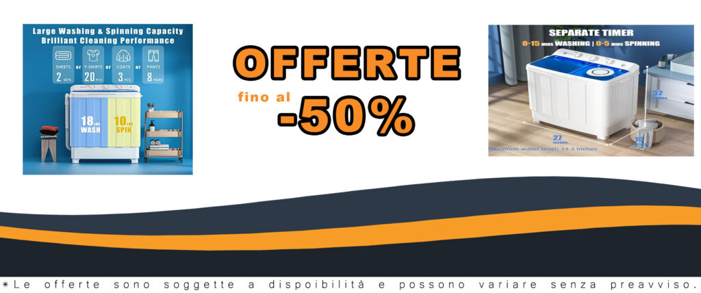 Auertech Lavatrice portatile, mini lavatrice compatta con pompa di scarico e capacità fino a 28 libbre, perfetta per appartamenti e spazi ridotti.