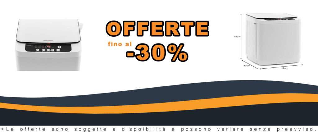 Ulsonix LCLEAN Mini L Mini Lavatrice 4.5kg 300W, ideale per campeggio e viaggi, compatta e portatile