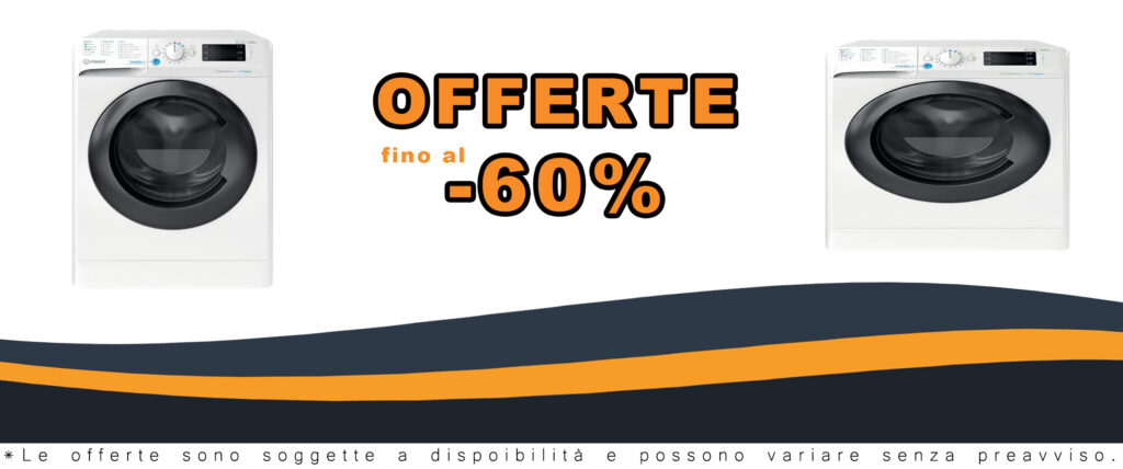 Lavasciuga Indesit BDE 96436 WKV IT con capacità di 9 kg per il lavaggio e 6 kg per l'asciugatura, classe energetica D e tecnologia Inverter.