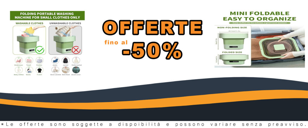 Marovitax Lavatrice portatile pieghevole da 10 litri, perfetta per viaggi, campeggio e appartamenti.
