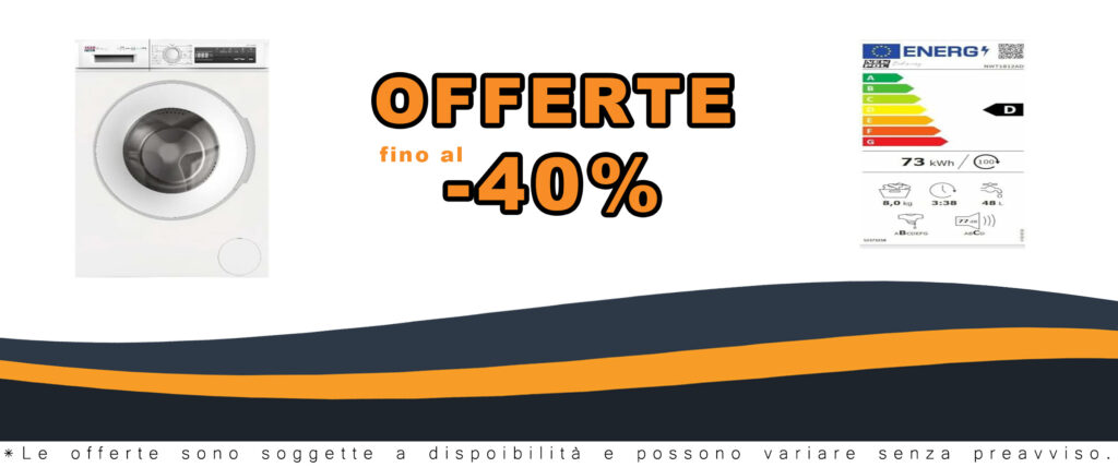 NEW POL Lavatrice 8 Kg con display Black e anello argento