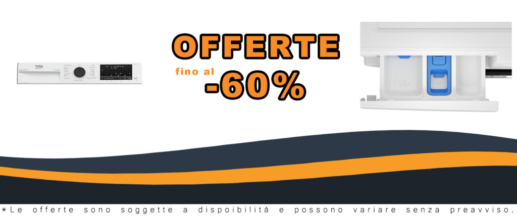 Lavatrice 10 kg 1400 giri con Inverter e funzione vapore, ideale per risparmio energetico e lavaggi delicati