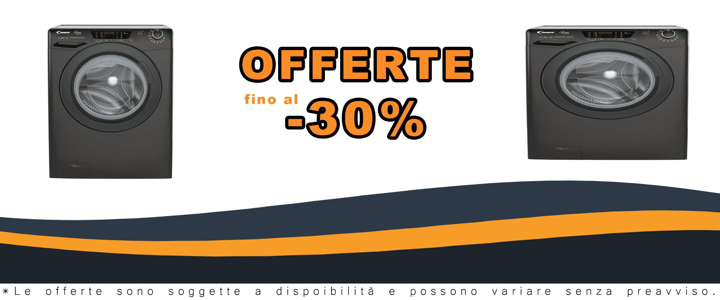 Lavatrice Candy HE1584TWMBB6-S nera con motore inverter e capacità di 8 kg