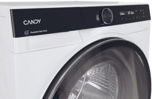 Lavatrice 9 kg con motore inverter, classe A, centrifuga 1400 giri e design bianco