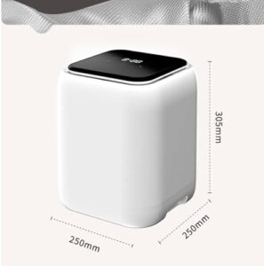 Mini lavatrice portatile 3 in 1 con funzione di asciugatura a aria calda circondante a 60°, ideale per capi delicati.