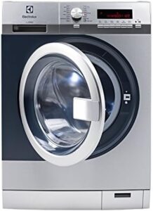 Lavatrice Electrolux myPRO WE170V in acciaio inox con caricamento frontale e 8 kg di capacità