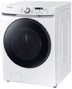 Samsung WF18T8000GW lavatrice a carico frontale 18 kg, con design bianco e tecnologia EcoBubble, perfetta per famiglie numerose.