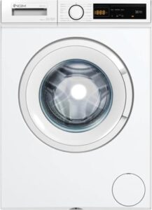 Lavatrice Ngm W8014VIN da 8 Kg con 1400 giri, motore Inverter e classe energetica A, ideale per risparmiare energia e tempo.