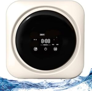 Mini Lavatrice da Parete da 3,5 Litri, asciugatrice automatica, design compatto e a basso rumore, perfetta per piccoli spazi