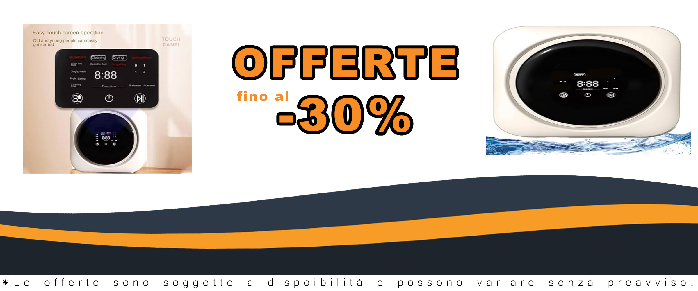 Mini Lavatrice da Parete da 3,5 Litri, asciugatrice automatica, design compatto e a basso rumore, perfetta per piccoli spazi