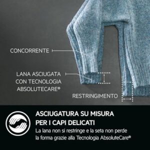 AEG Serie 8000 Lavatrice a carica frontale LR8H84BBY con tecnologia PowerCare e Asciugatrice Serie 8000, 8 kg, A+++