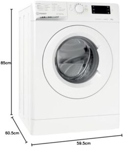Lavatrice a carica frontale Indesit MTWE 91284 W IT, 9 kg, perfetta per famiglie numerose e risparmio energetico
