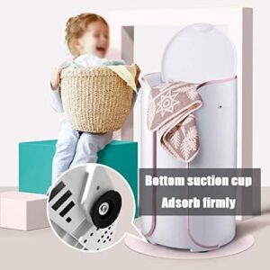 Mini lavatrice portatile 2 in 1 con tamburo singolo e pulitore blu, ideale per appartamenti e dormitori