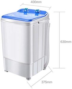 Piccola Lavatrice Semiautomatica Barile Singolo con capacità 7KG, design compatto e funzionalità di temporizzazione, ideale per spazi limitati