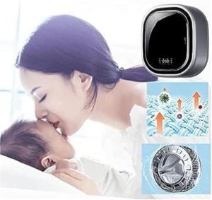KCHBSE Lavatrice e Asciugatrice compatta da 1450 W, ideale per spazi ridotti e lavaggio automatico.
