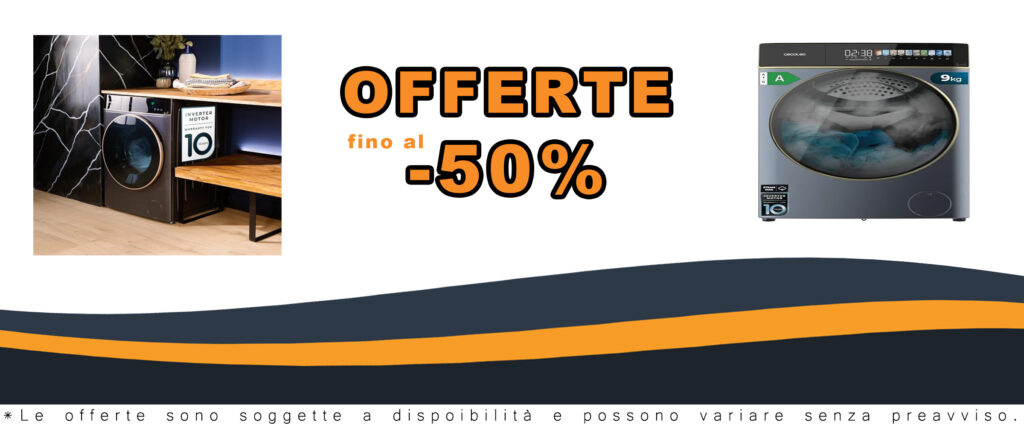 Cecotec Lavatrice 9Kg Carica Frontale Bolero DressCode 9900 con SteamMax e motore Inverter in FullColor Ice Blue
