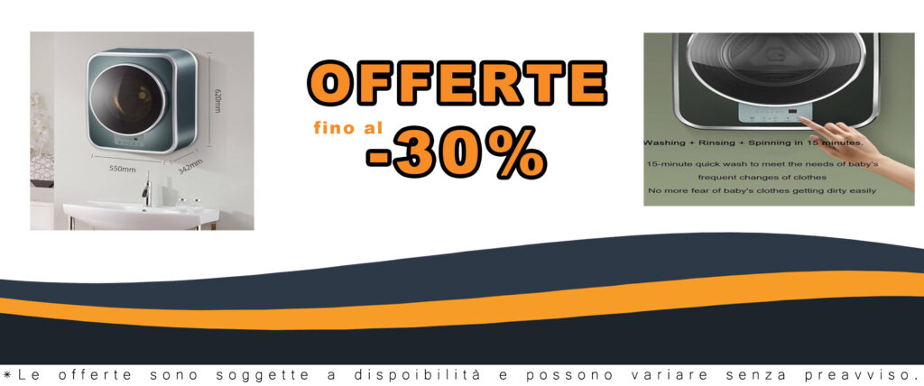 Mini lavatrice portatile per campeggio e viaggio con centrifuga integrata