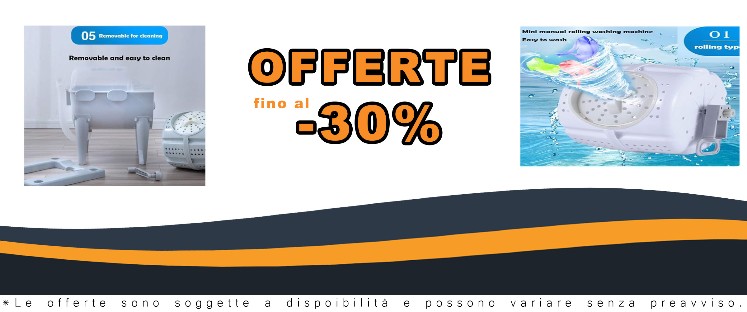 ZYJIX Mini Lavatrice Ed Essiccatore A Manovella, compatta e portatile, ideale per appartamenti, dormitori e camper.