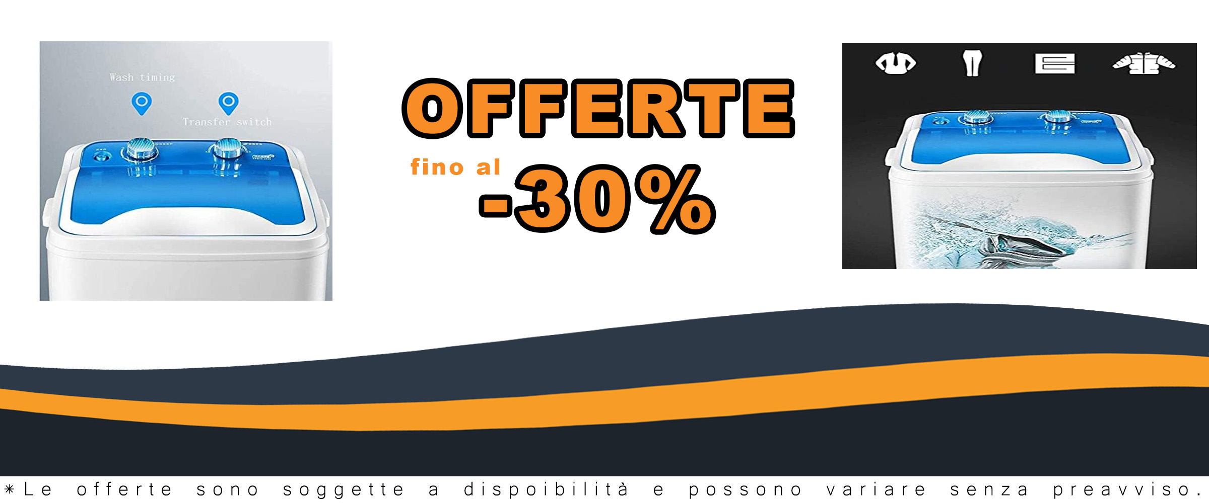 AYUE Lavatrice Portatile Mini 7 kg - Capacità di Lavaggio 400 W per Appartamenti e Campeggio