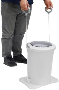Lavatrice portatile mini asciugatrice manuale, compatta e leggera, perfetta per piccoli spazi come appartamenti, dormitori e camper