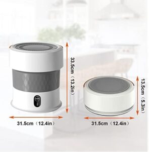 KJHYYPP Mini Lavatrice Pieghevole per Scarpe con Funzione Ozono - Compatta e Ideale per Piccoli Spazi