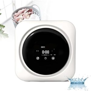 SAIYERUS Lavatrice Portatile da 3,5 L con Funzione Asciugatrice e Montaggio a Parete