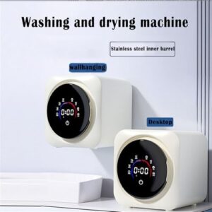 Lavatrice e asciugatrice portatile 2 in 1 compatta, ideale per appartamenti, camper e hotel.  