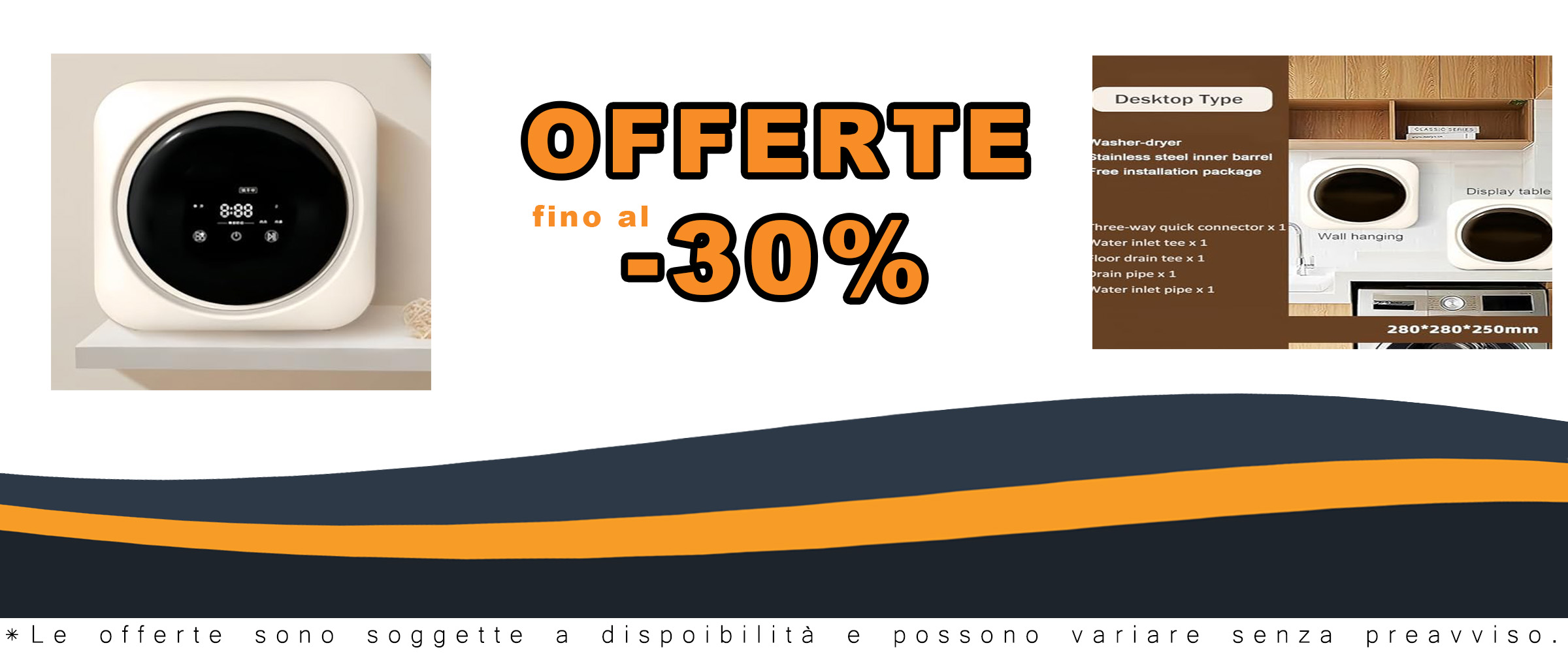 Mini lavatrice portatile con funzione di asciugatura per appartamenti e spazi ridotti, cestello in acciaio inossidabile