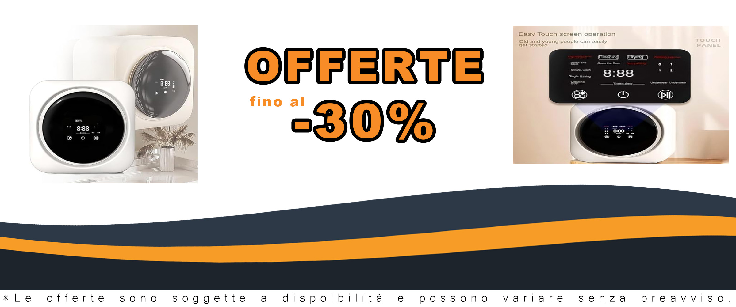 Lavatrice portatile con pannello LCD, mini asciugatrice a carica frontale, perfetta per appartamenti e camper