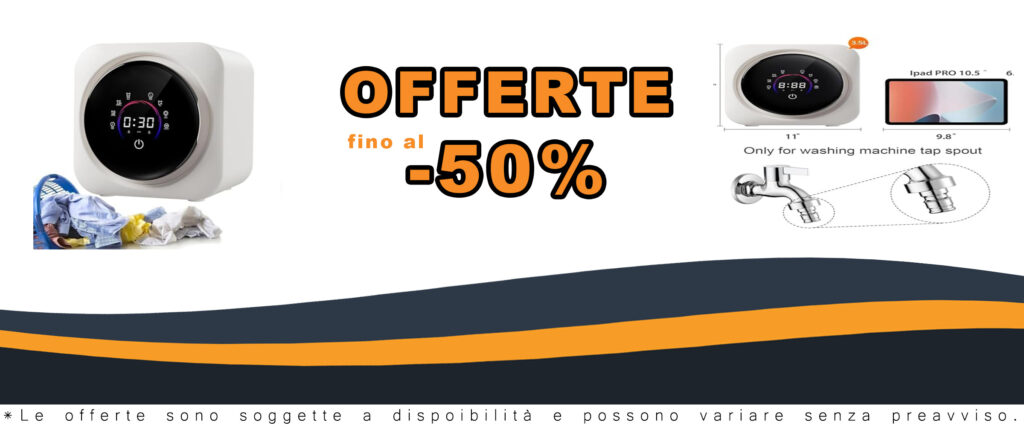 Mini lavatrice a parete portatile per dormitori, college, camper e campeggio, compatta ed efficiente