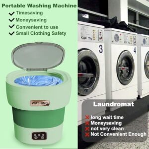 Lavatrice portatile mini pieghevole con centrifuga per piccole lavatrici in spazi limitati