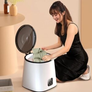 YZRDCXM Mini Lavatrice Portatile a Secchio da 5 Litri, ideale per piccoli indumenti e alta velocità di centrifuga
