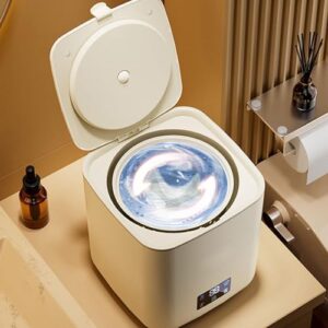 Piccola lavatrice portatile da 7 litri con centrifuga, ideale per intimo e calzini, perfetta per piccoli spazi