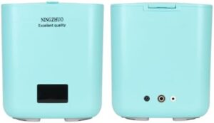 Lavatrice portatile compatta da 7 litri con asciugatrice integrata, ideale per spazi ridotti.