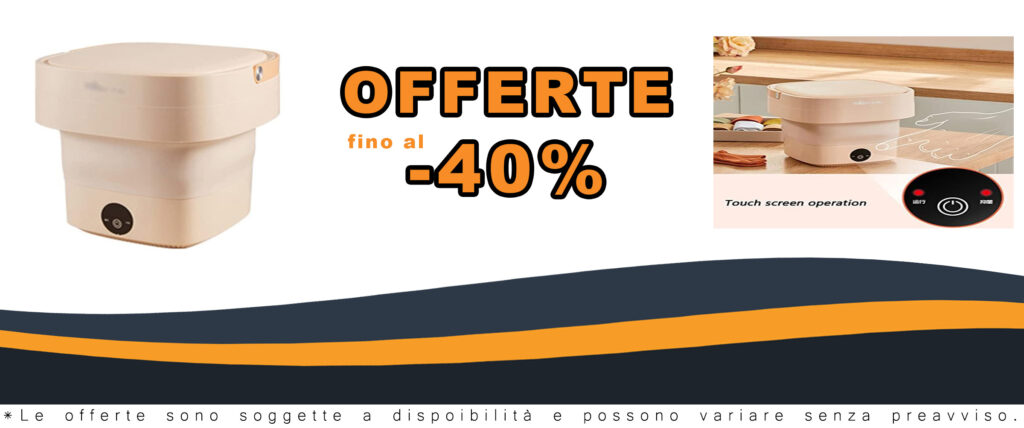 YHRJ Lavatrice Pieghevole Multifunzionale, portatile e compatta, perfetta per viaggi e appartamenti