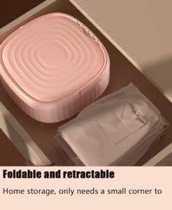 LANAZU Piccola Lavatrice Pink 6L, ideale per biancheria intima e piccoli carichi di bucato
