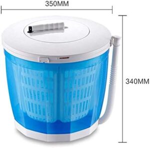 Mini lavatrice manuale portatile grigia con scarico automatico e design compatto
