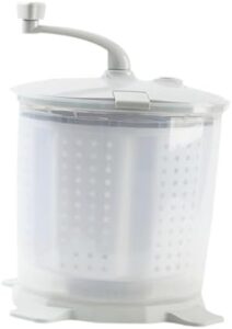 Sharplace Lavatrice a manovella, compatta e manuale, perfetta per dormitori e spazi ridotti.