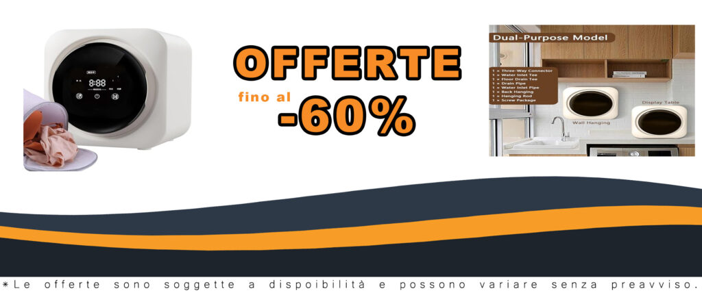 Asciugatrice compatta Levigationlu da 3.5L, ideale per spazi ridotti e montaggio a parete.