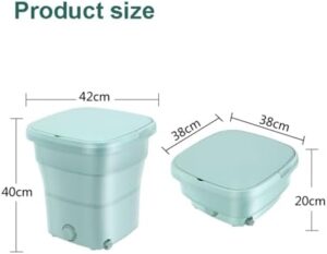 Lavatrice pieghevole portatile da 25 litri con luce blu batteriostatica, ideale per biancheria intima, calze e vestiti per bambini, in un elegante colore rosa.