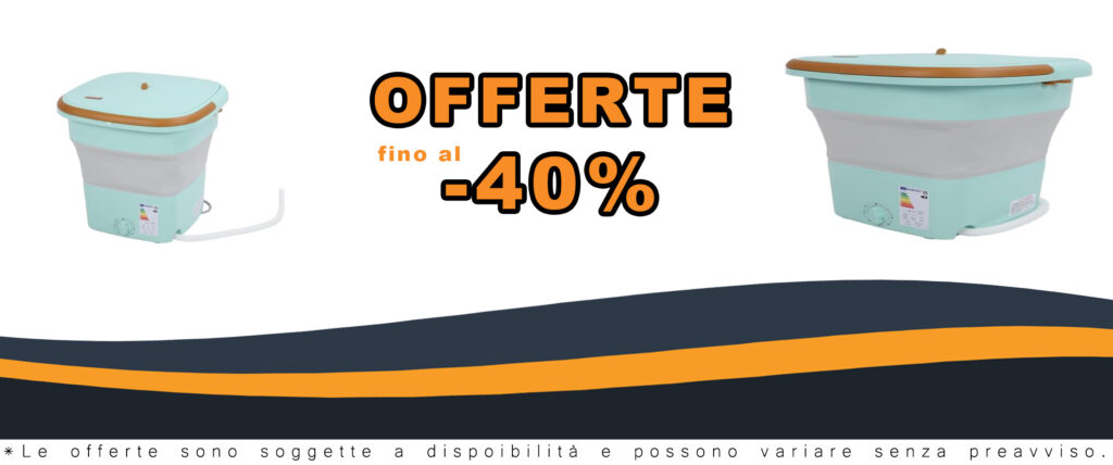 Mini lavatrice pieghevole da 12 litri, facile da installare, ideale per appartamenti e hotel, in colore verde.