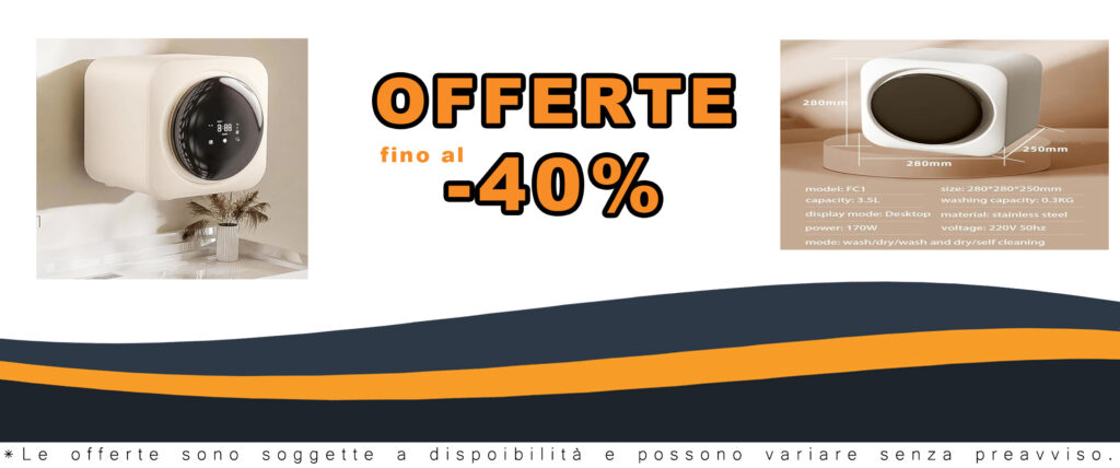 CYMYYDS Asciugatrice Ventilata 3,5 Litri, Mini Lavatrice Automatica 170 W con vasca in acciaio inossidabile, ideale per appartamenti