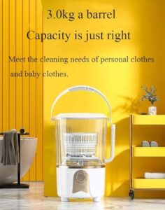 CASEGO Piccola Lavatrice Automatica, design compatto, funzionalità avanzata, ideale per piccoli spazi.