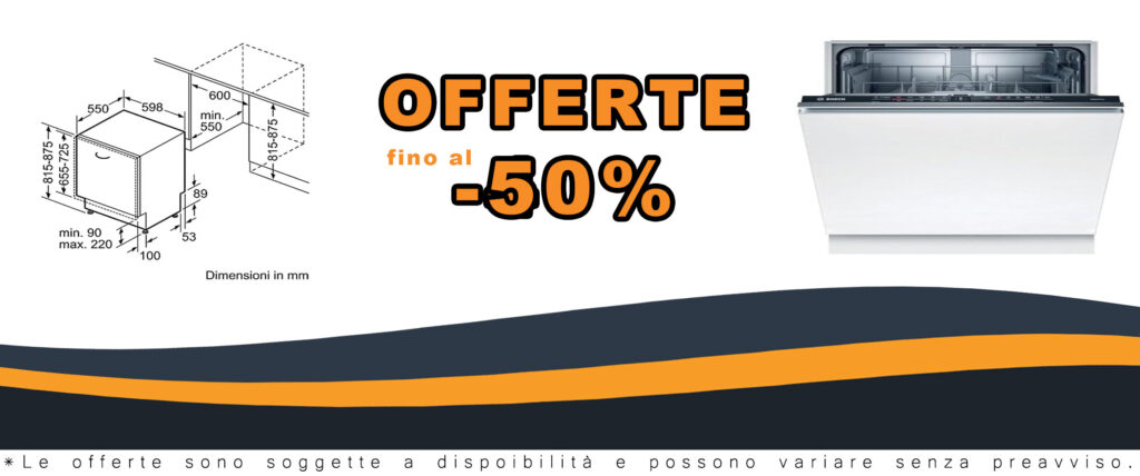 Bosch SMV2ITX16E Serie 2 Lavastoviglie da incasso a scomparsa totale, con Home Connect, diagnostica da remoto e silenziosità di 50db