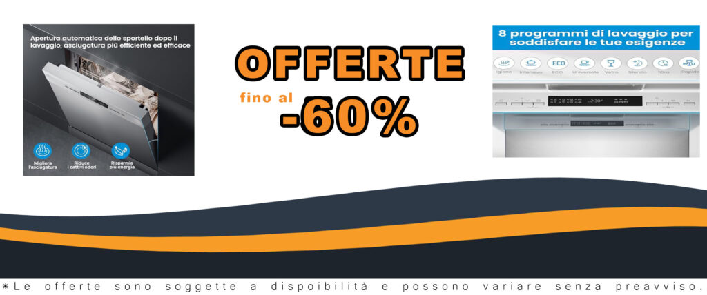 Lavastoviglie Midea MFD60S200X.1-IT Inox con 14 coperti, 8 programmi e display LED