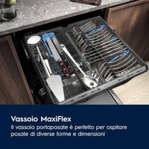 Lavastoviglie Electrolux Serie 600 con tecnologia SatelliteClean e vassoio MaxiFlex per una pulizia avanzata e capienza di 14 coperti