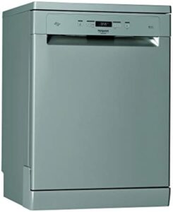 Lavastoviglie Hotpoint Ariston HFC 3C26 CW X con terzo cestello, 14 posti e design inox.
